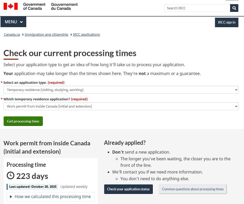 Canadian Work Permit